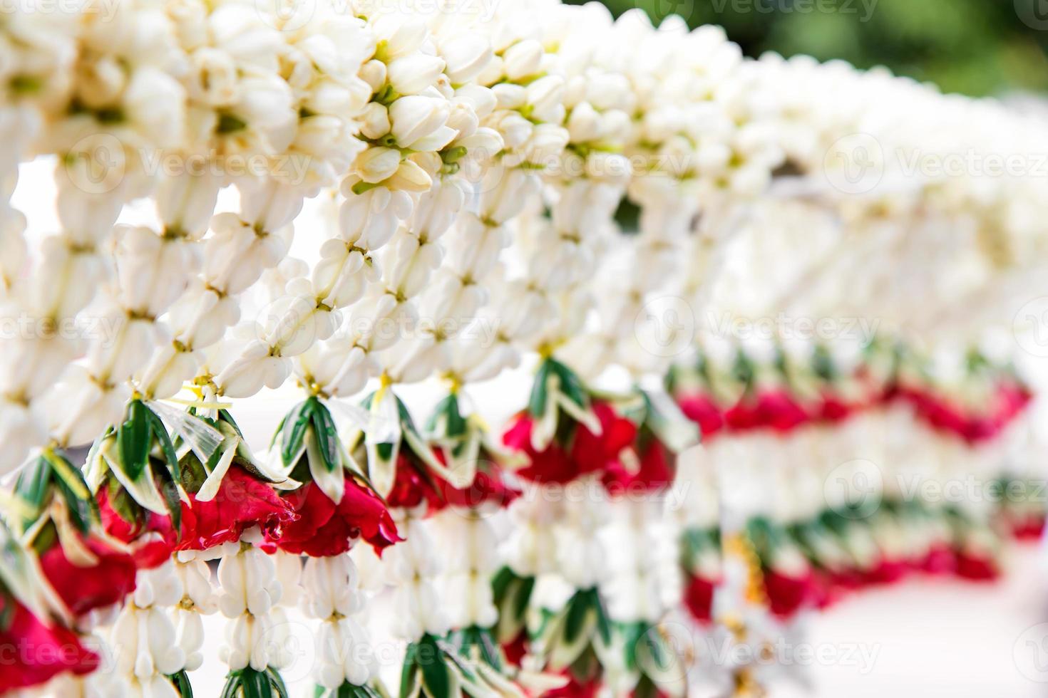 Jasmine garland hanging. photo