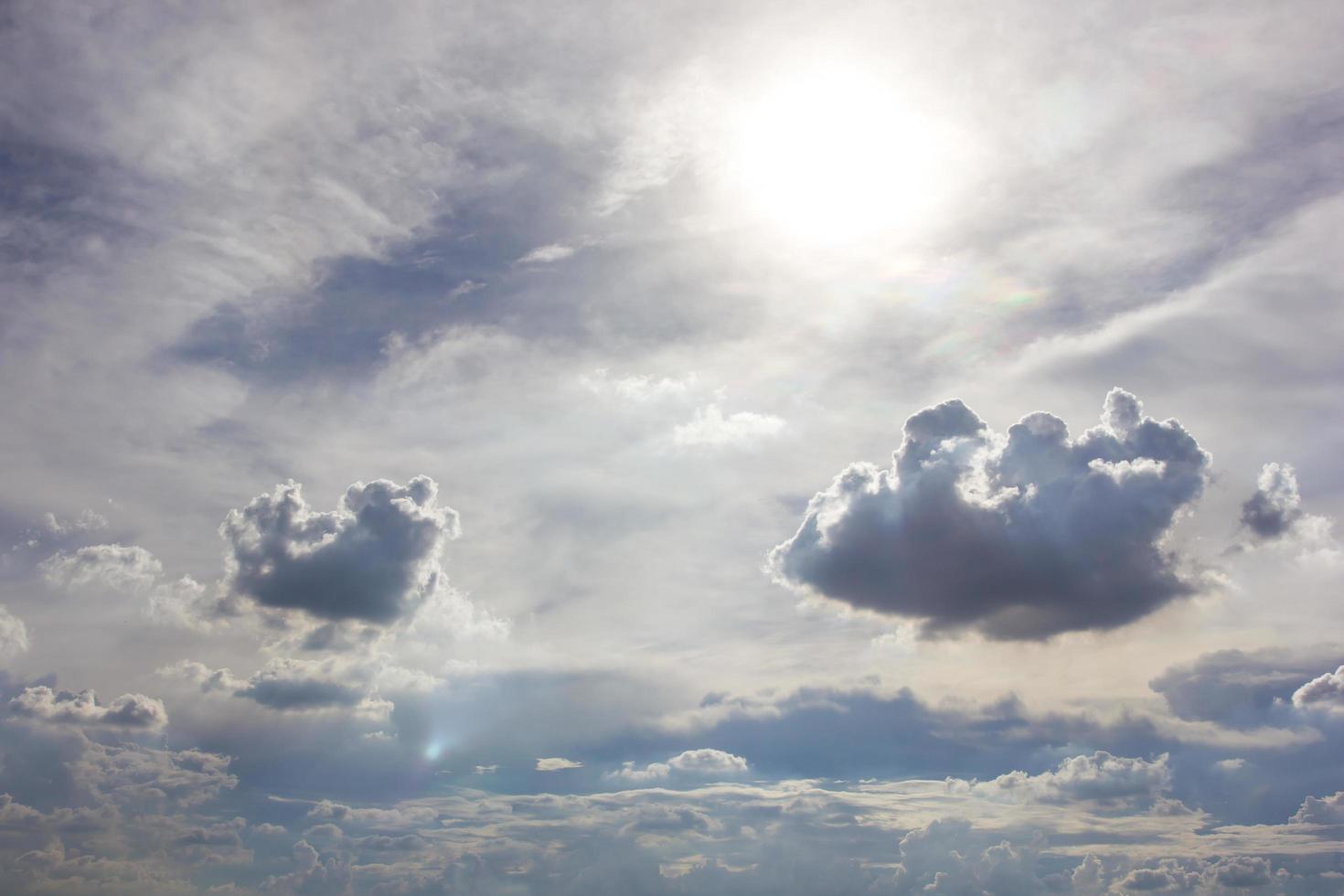 Abstract cloudy backlight. photo