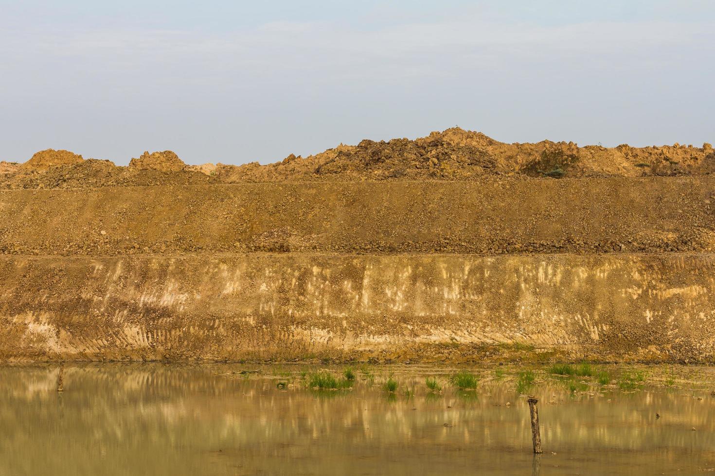 Background mound coast. photo