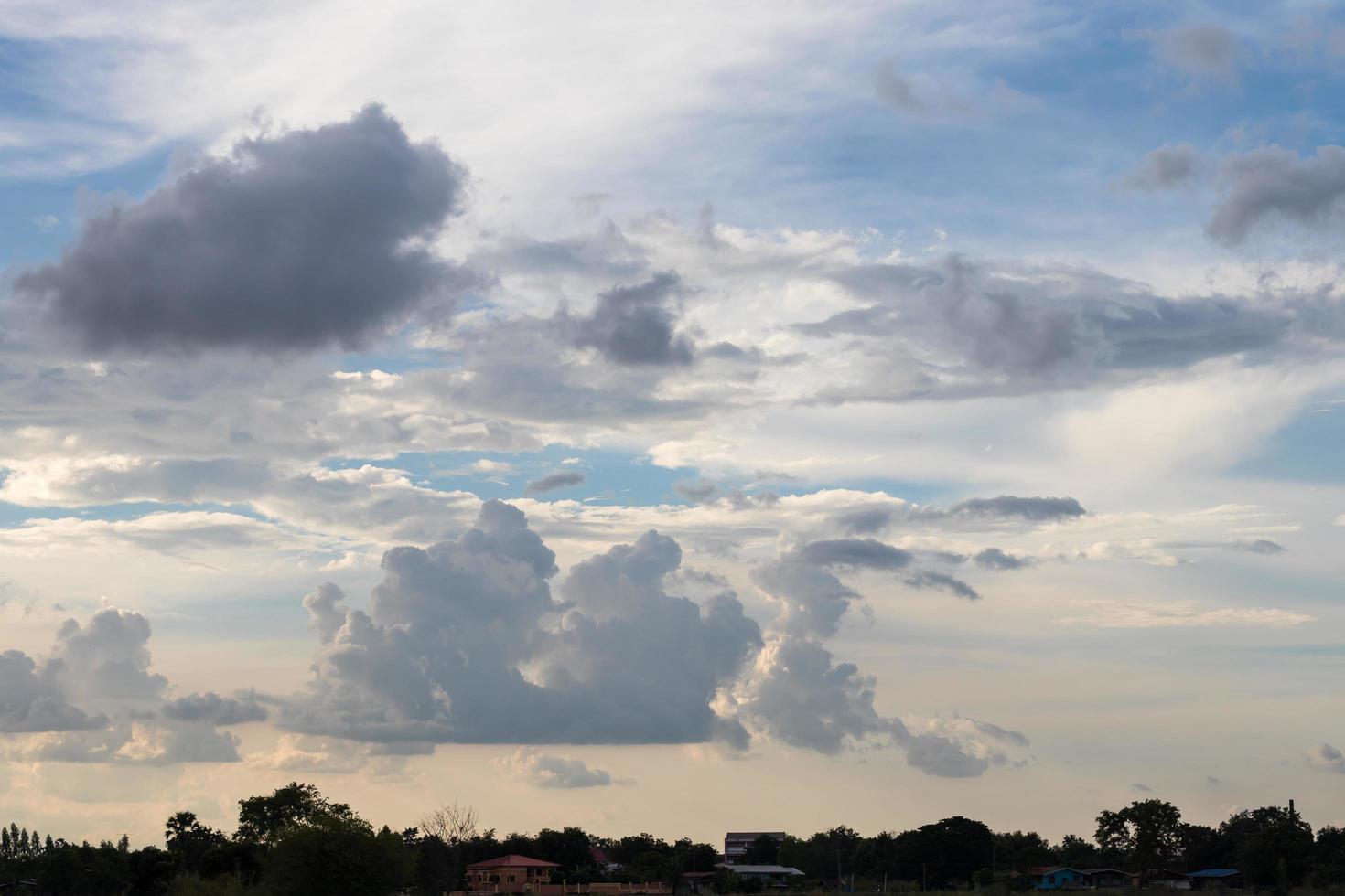 Cloudy overcast afternoon. photo