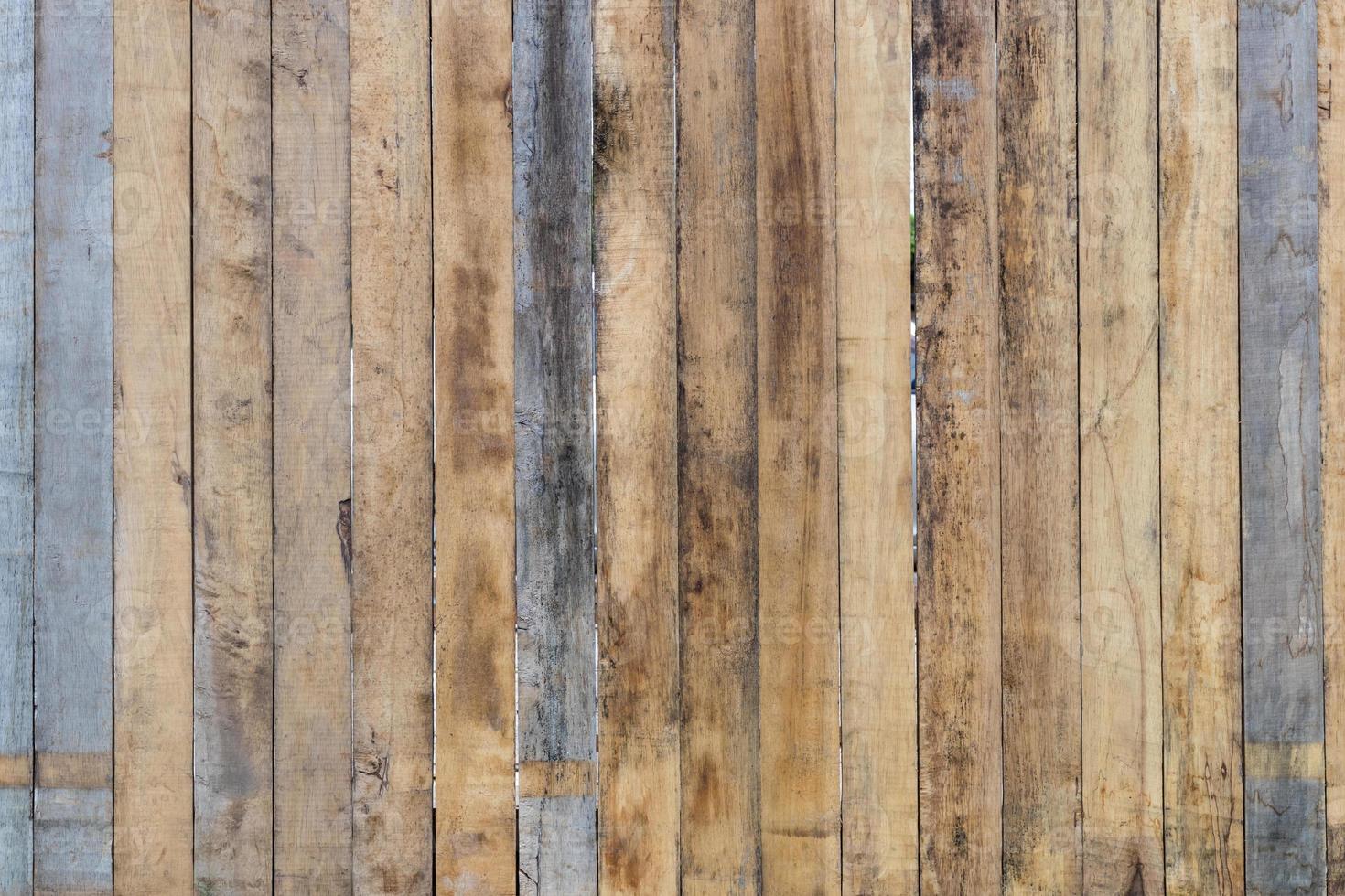 Old stained wooden wall. photo