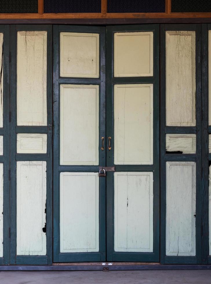 Background old wooden doors. photo