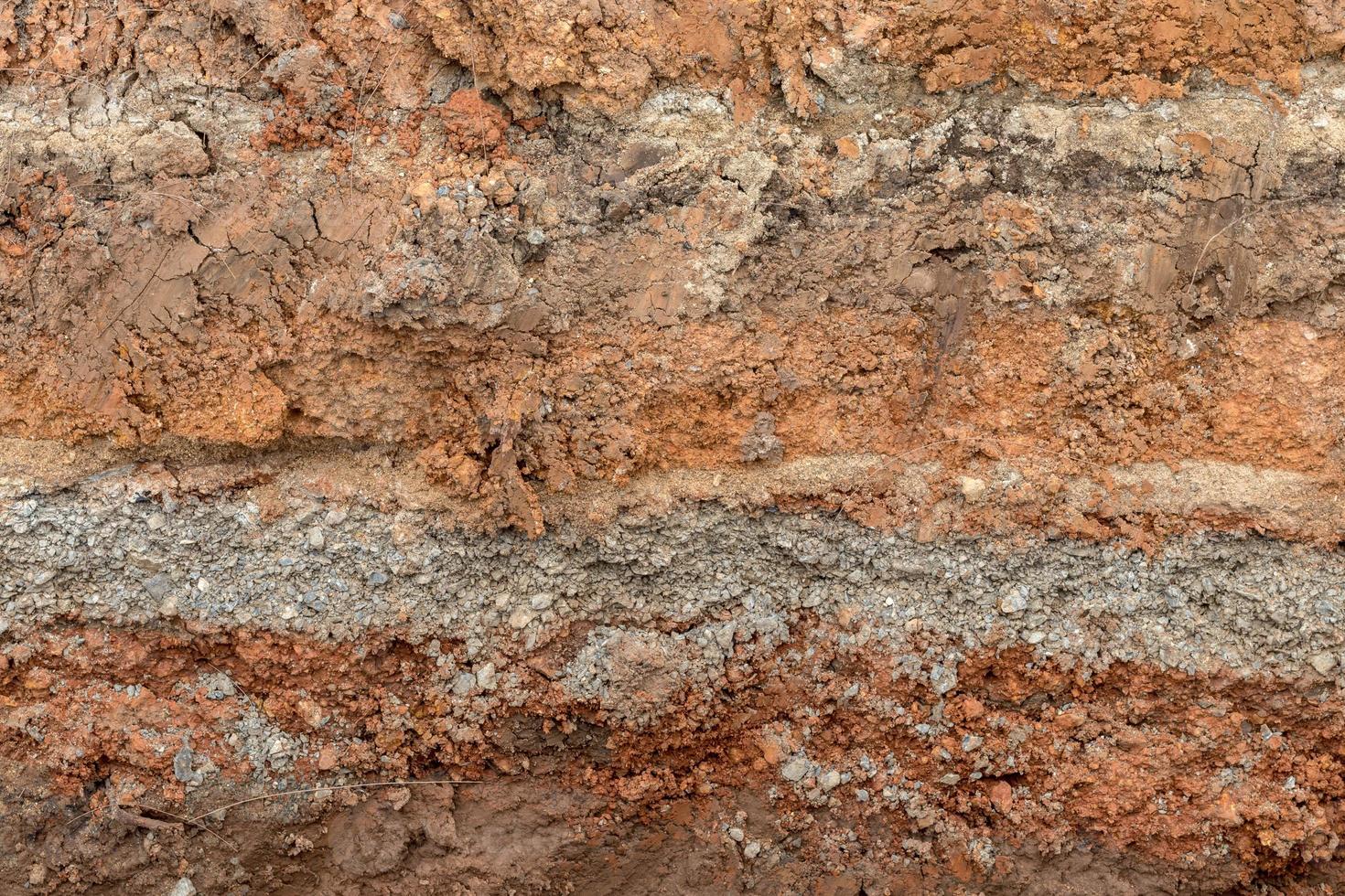 Background of the gravel section under the road. photo