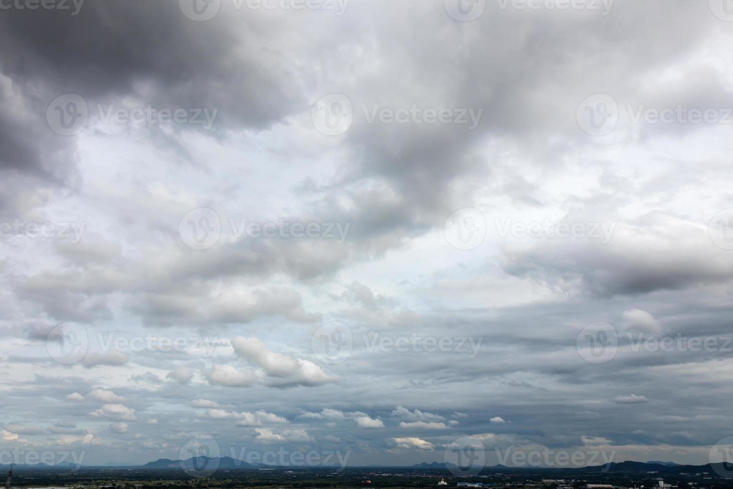 Clouds over the mountains. photo