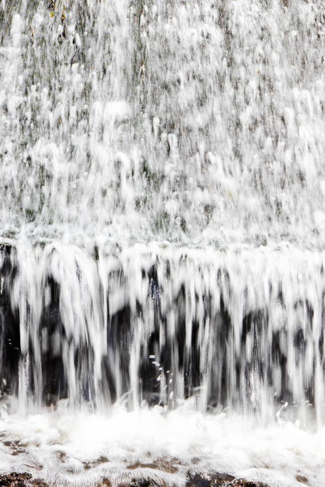 Abstract close-up waterfall. photo