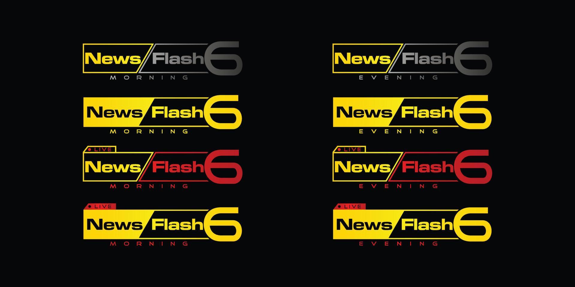 set of news logo, logo inspiration vector