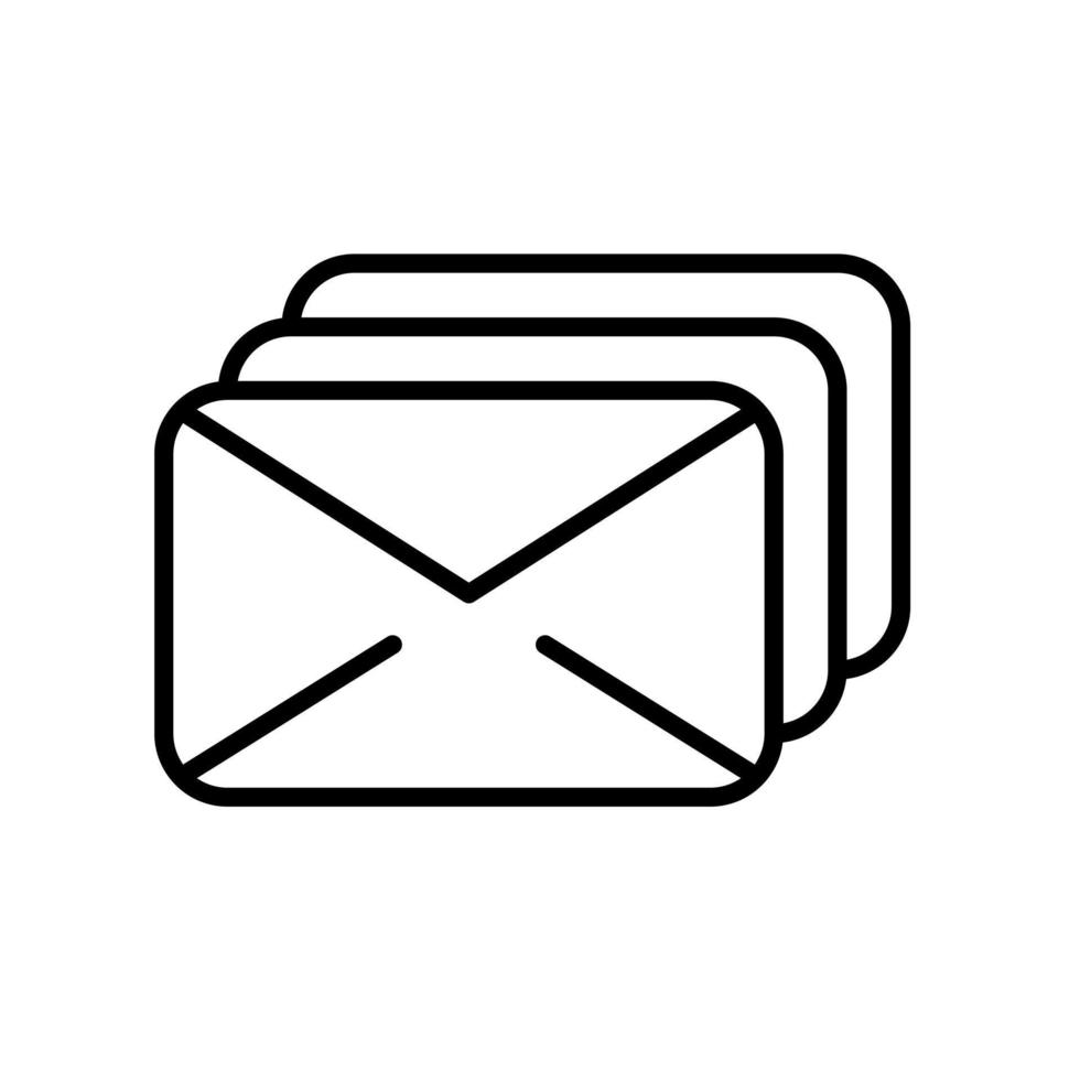 email, envelope icon vector