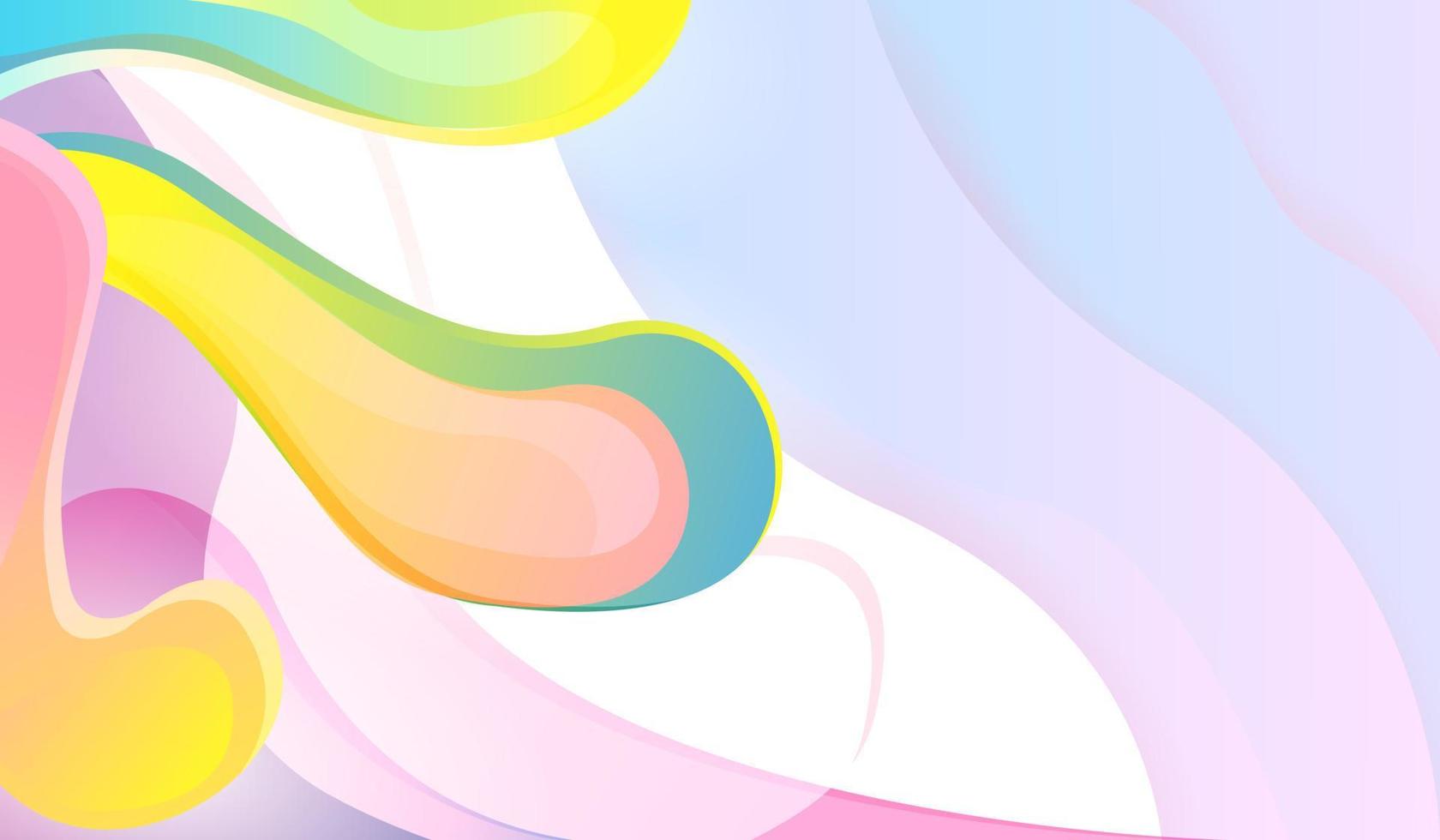 Liquid background colorful vector design