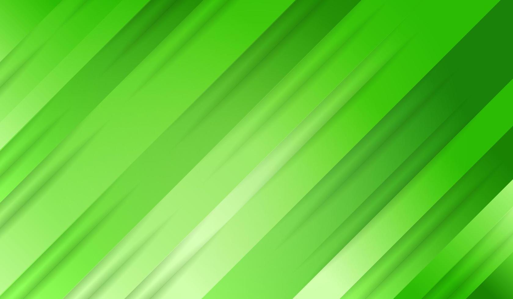 Stripe shapes background green color vector
