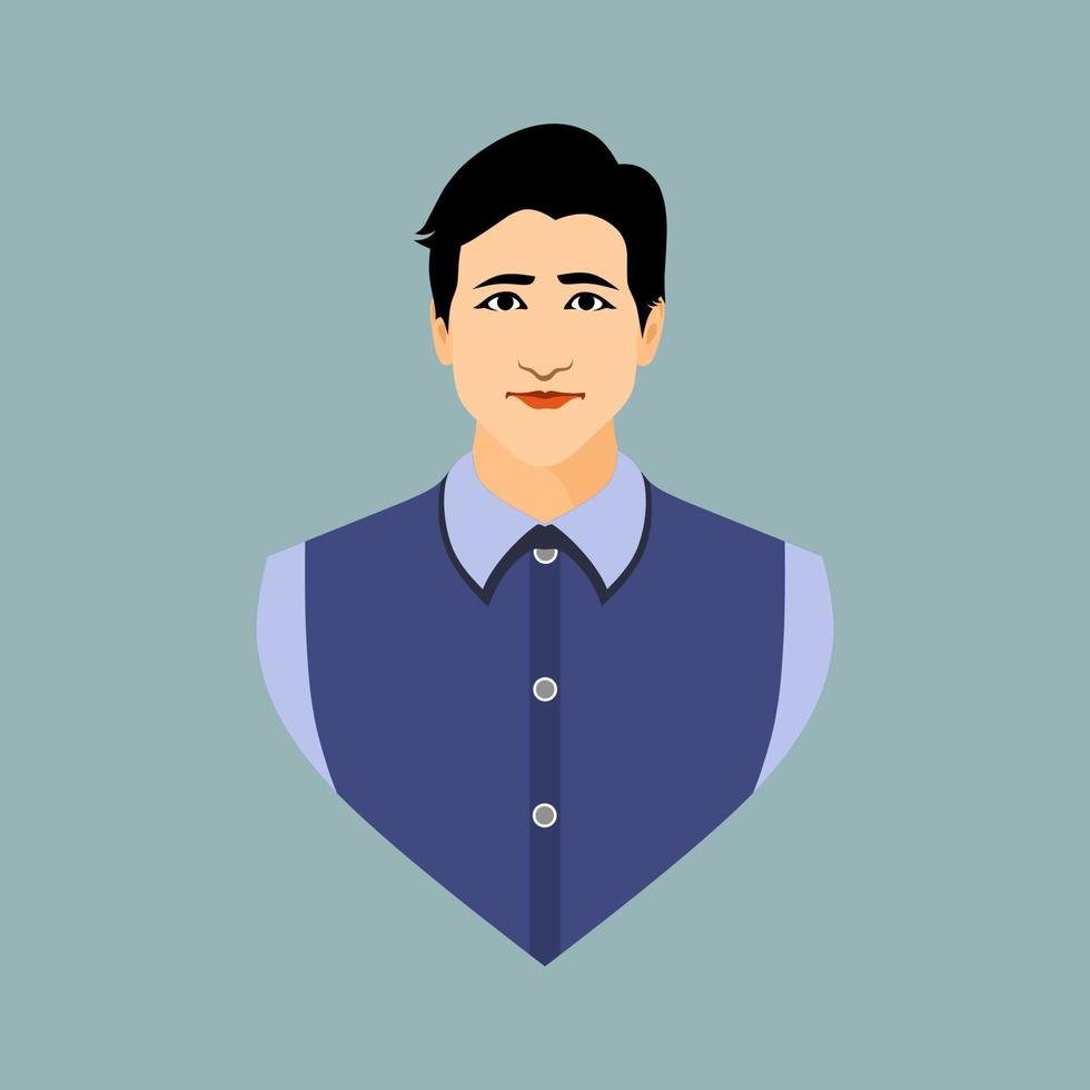 Business man icon for your web profile vector