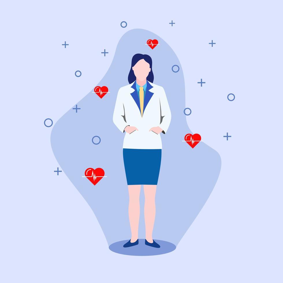 Flat Design Doctor vector