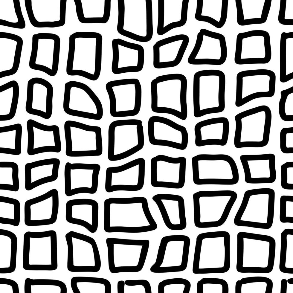 garabato dibujado a mano de patrones sin fisuras. fondo de textura de boceto de garabato. Ilustración de vector de formas orgánicas