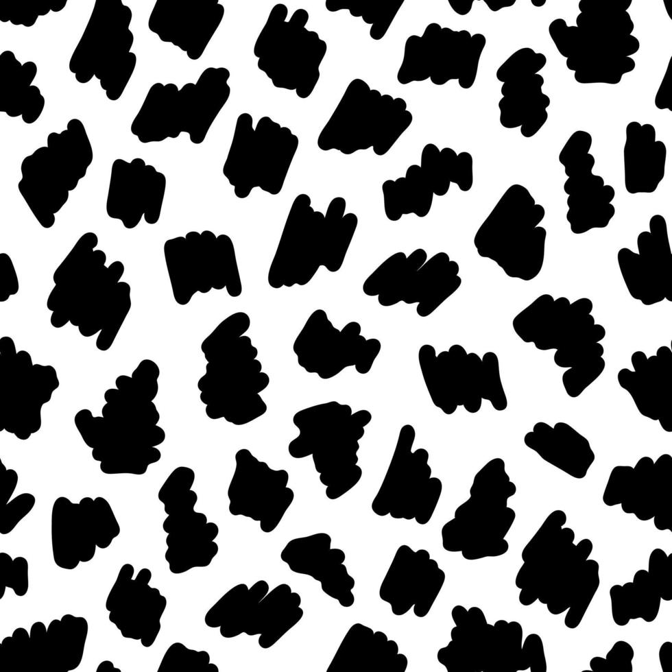 Doodle hand drawn seamless pattern. Scribble sketch texture background. Organic shapes vector illustration