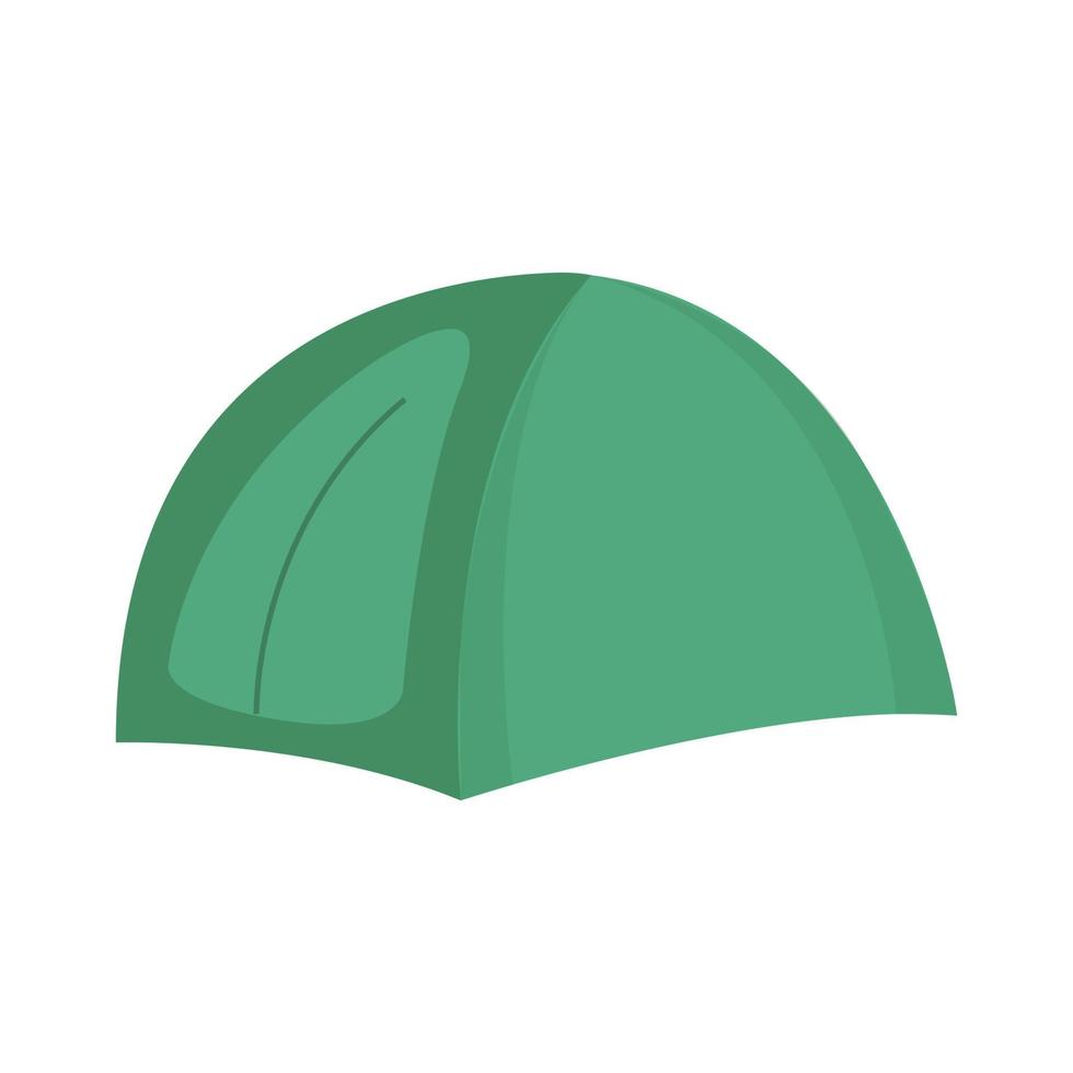 Vector illustration tourist tent