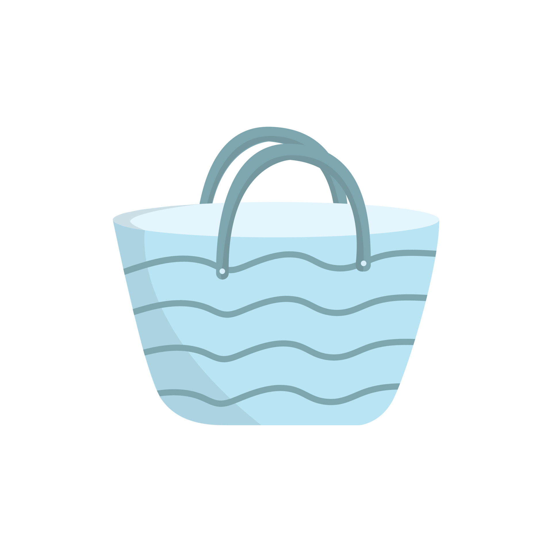 vector illustration Beach bag 7523529 Vector Art at Vecteezy