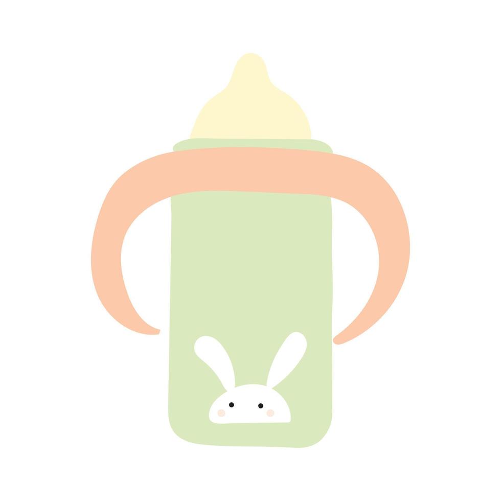 baby feeding bottle vector