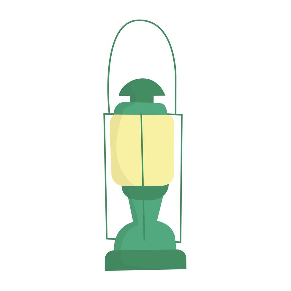 Vector illustration tourist lantern