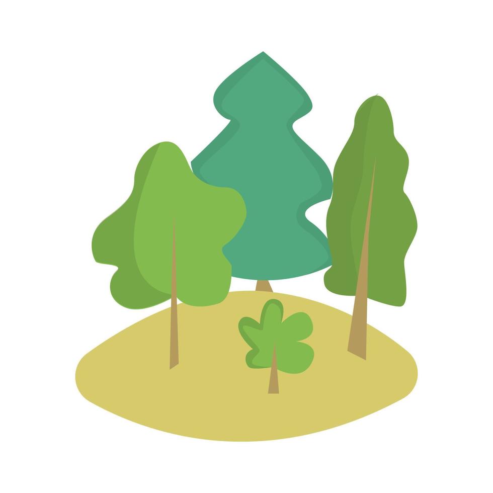Vector illustration forest
