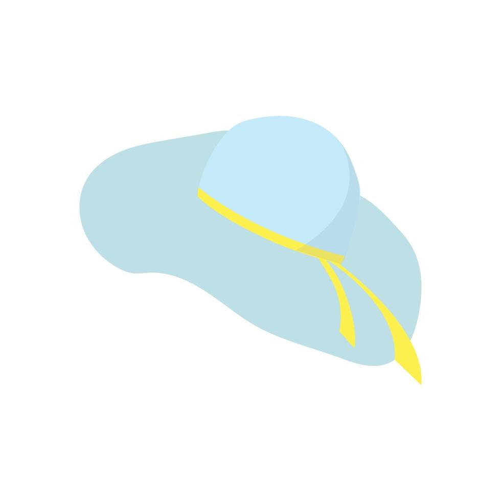 vector illustration beach hat