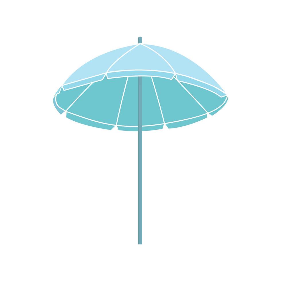 Beach umbrella vector