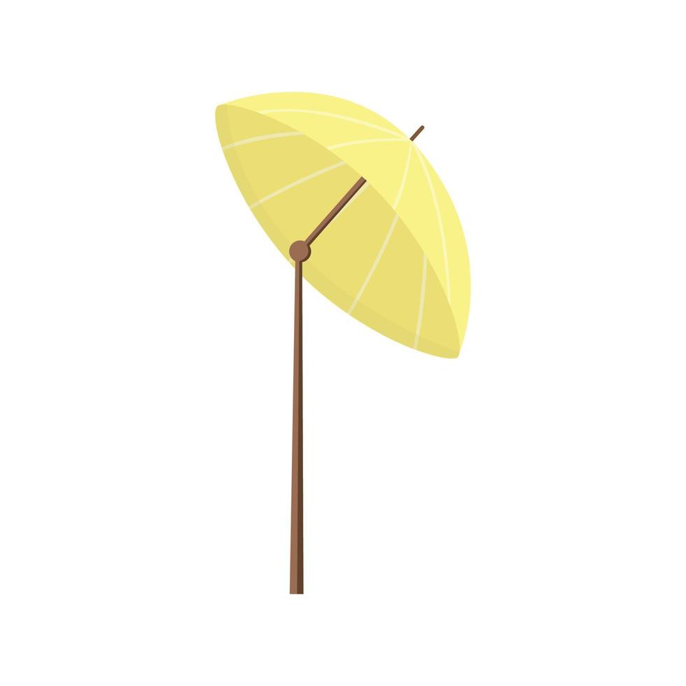 Beach umbrella vector