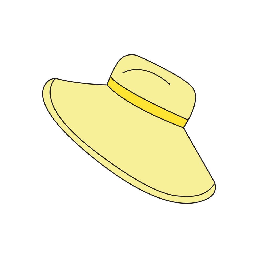 sombrero de jardín de ilustración vectorial vector