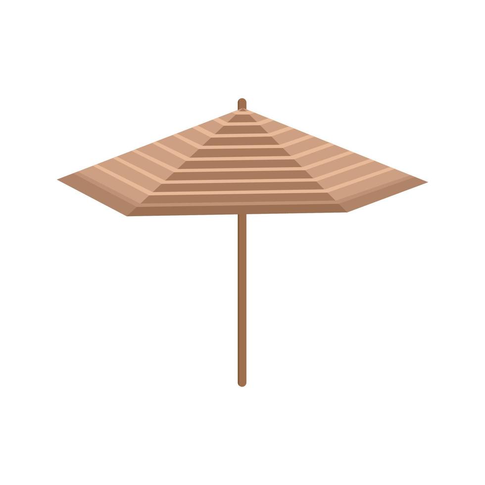 Beach umbrella vector