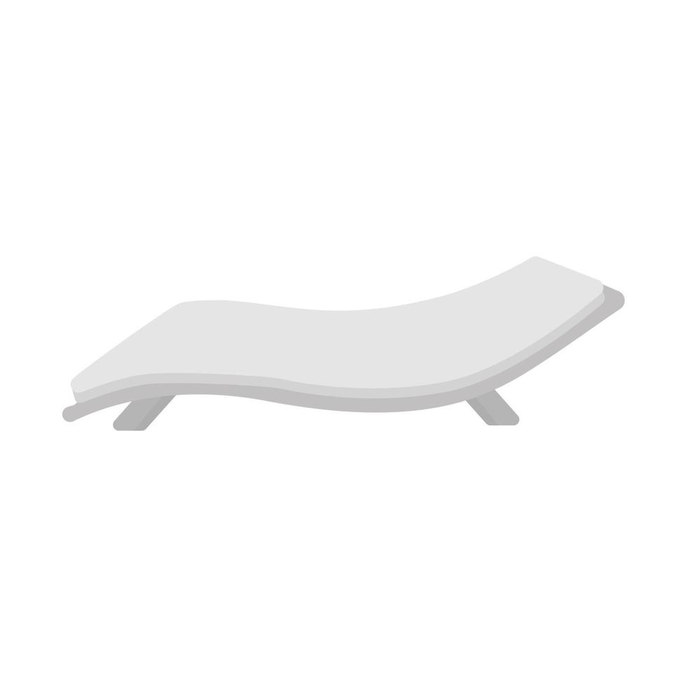 silla de playa de ilustración vectorial vector