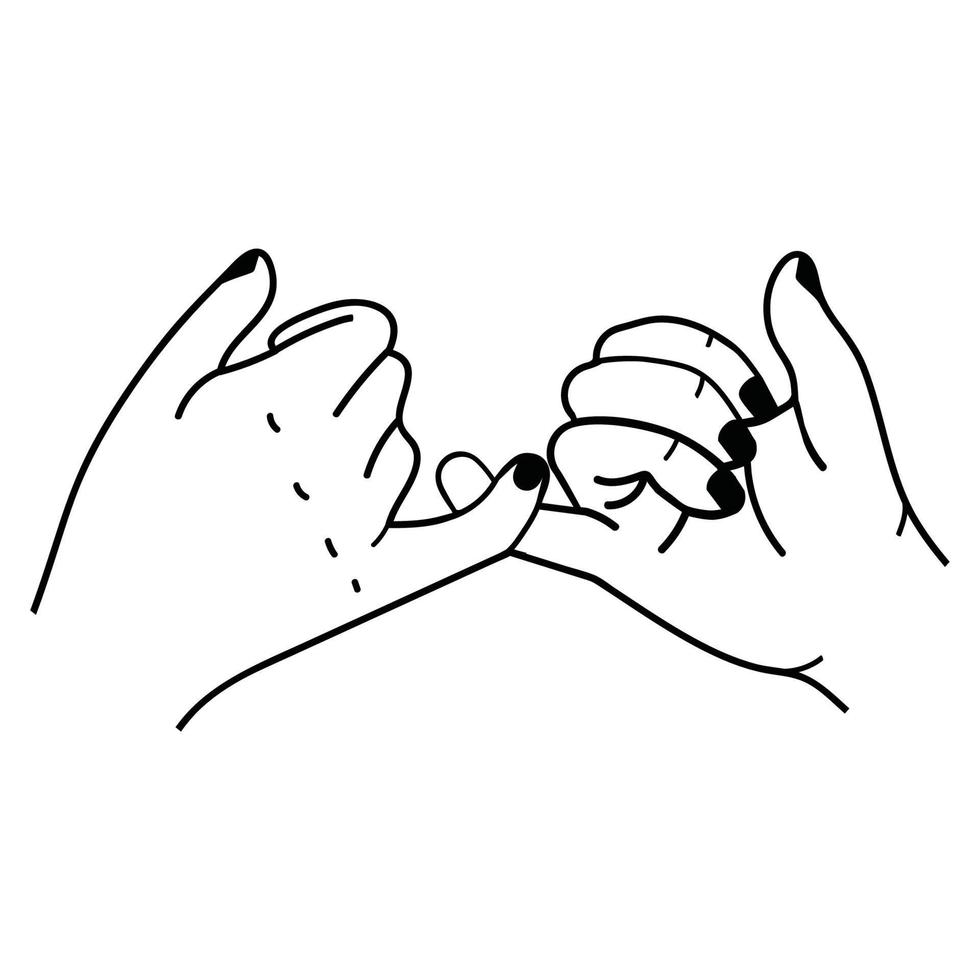 hands promise gesturing icon sign vector