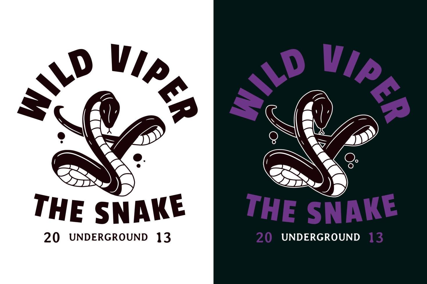 Set of Snakes Viper Venom Collections illustration vector