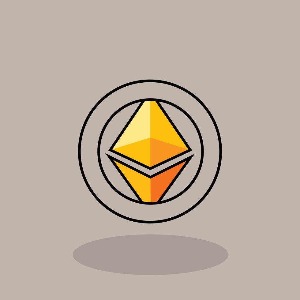 crypto vector illustration cartoon