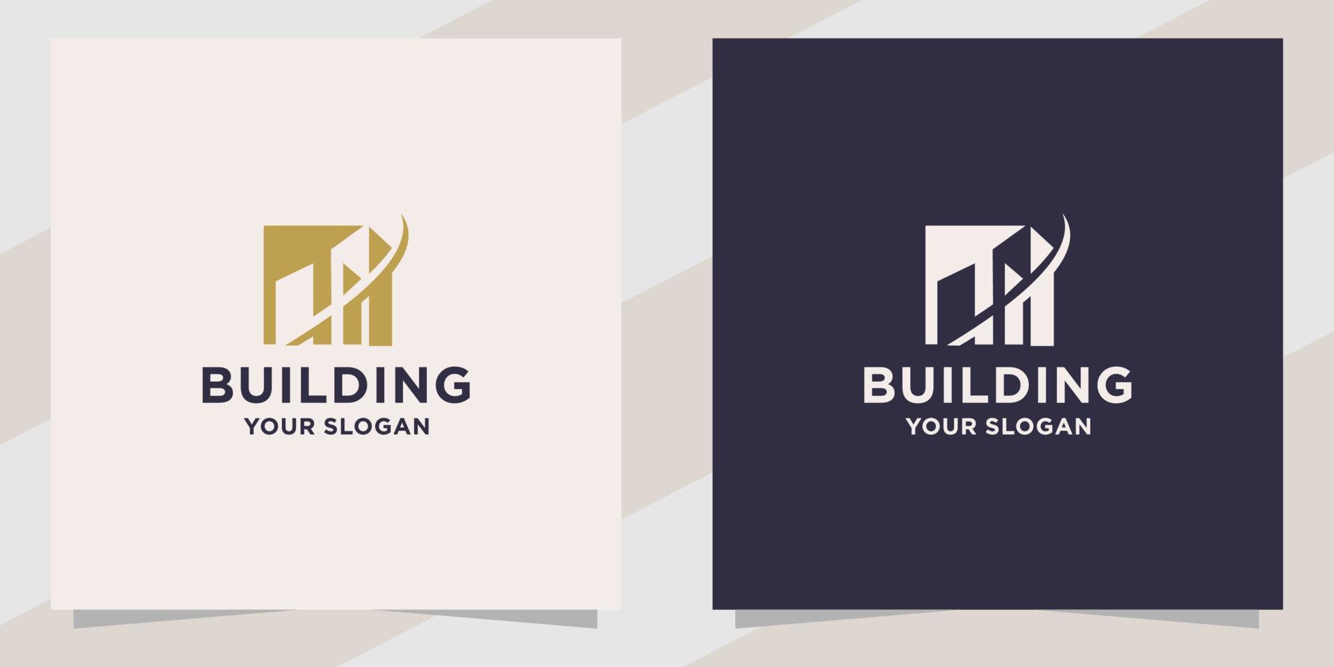 building logo design template vector