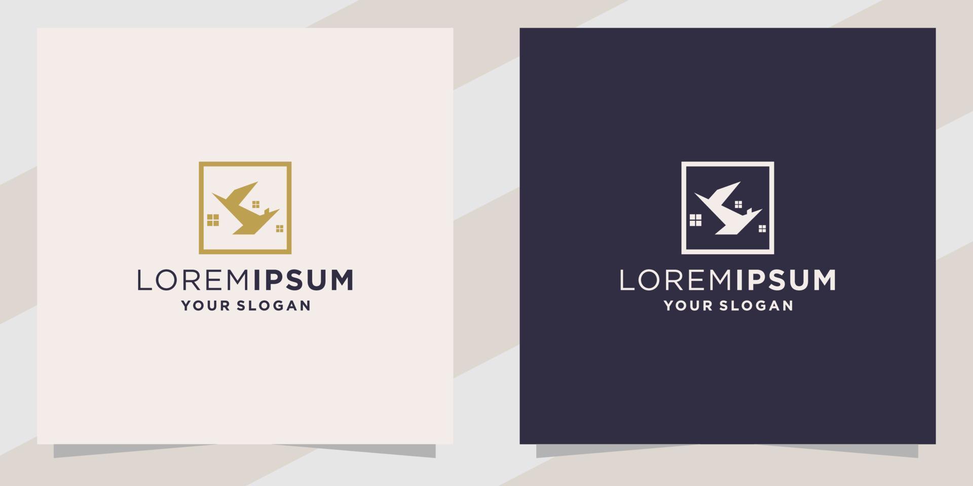 home logo design template vector