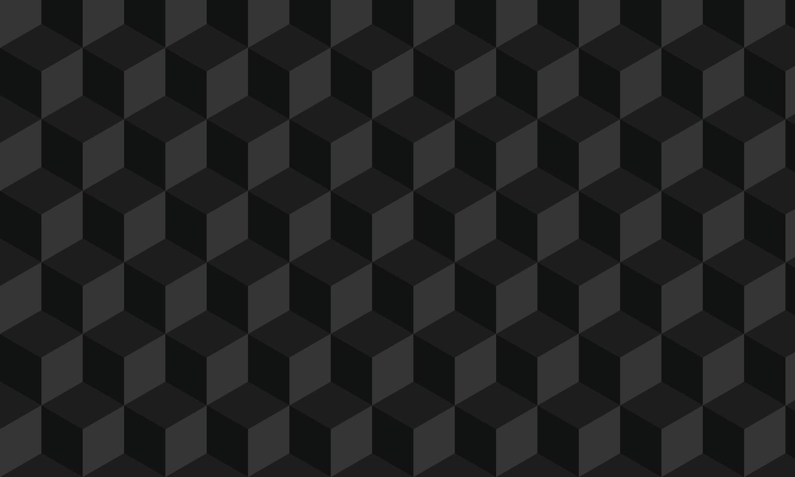 Black abstract geometric pattern, Black square pattern background vector