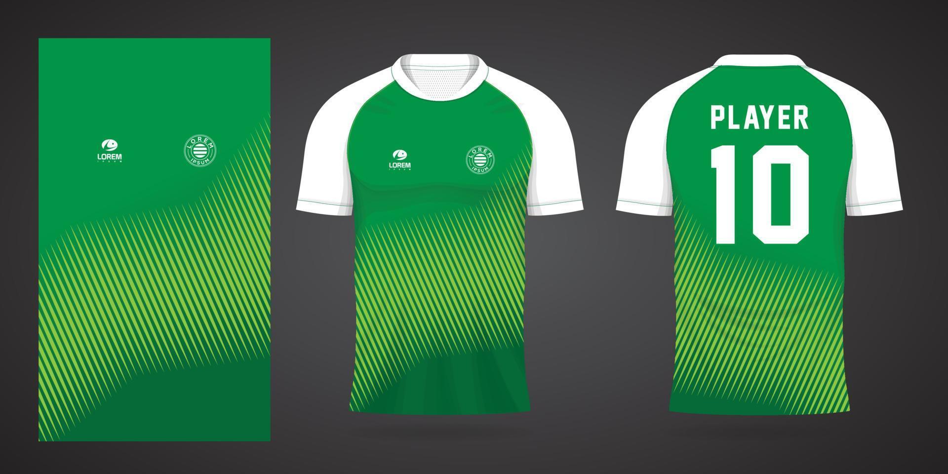 green football jersey sport design template 7525985 Vector Art at Vecteezy