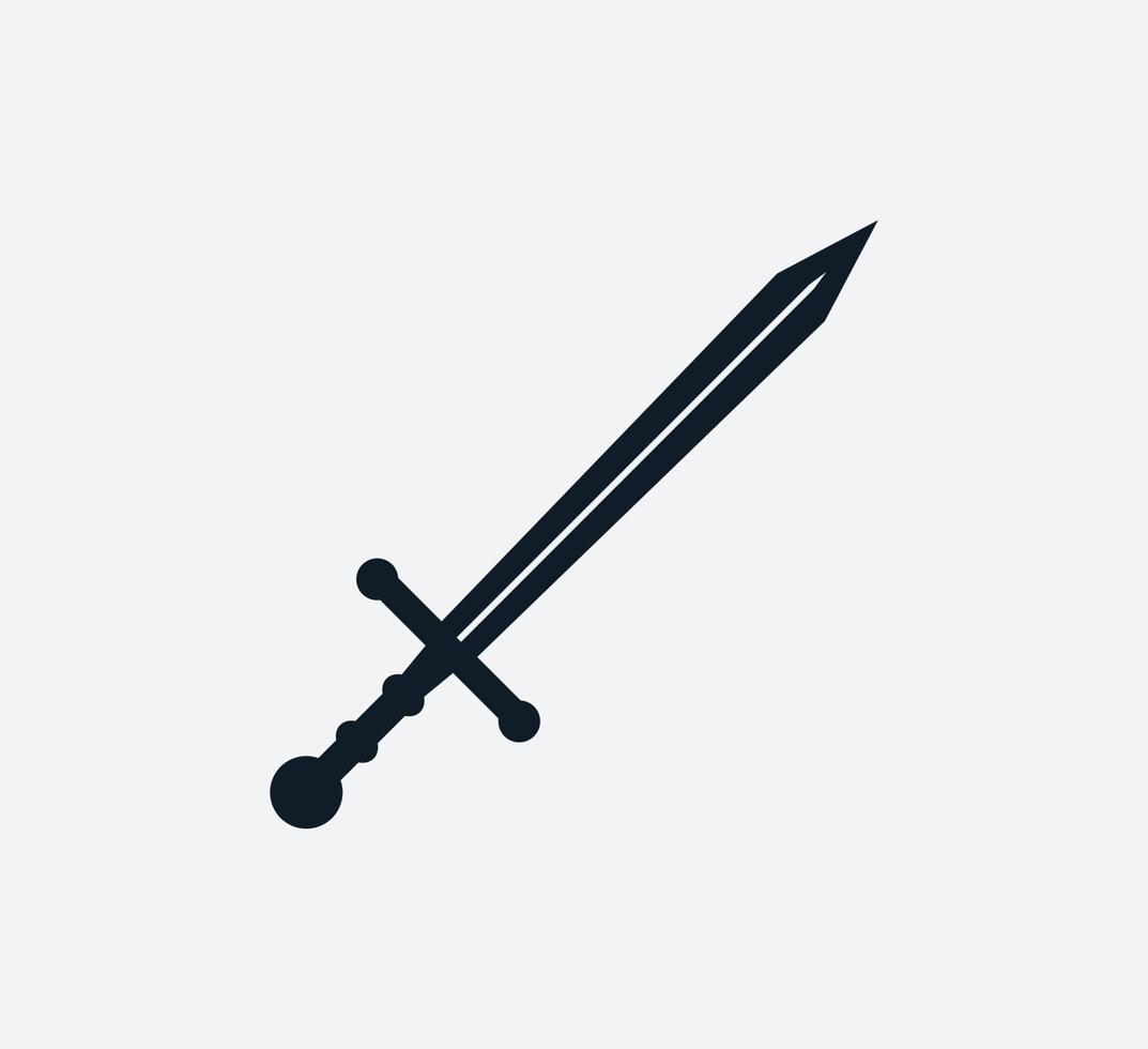 Sword icon vector logo template