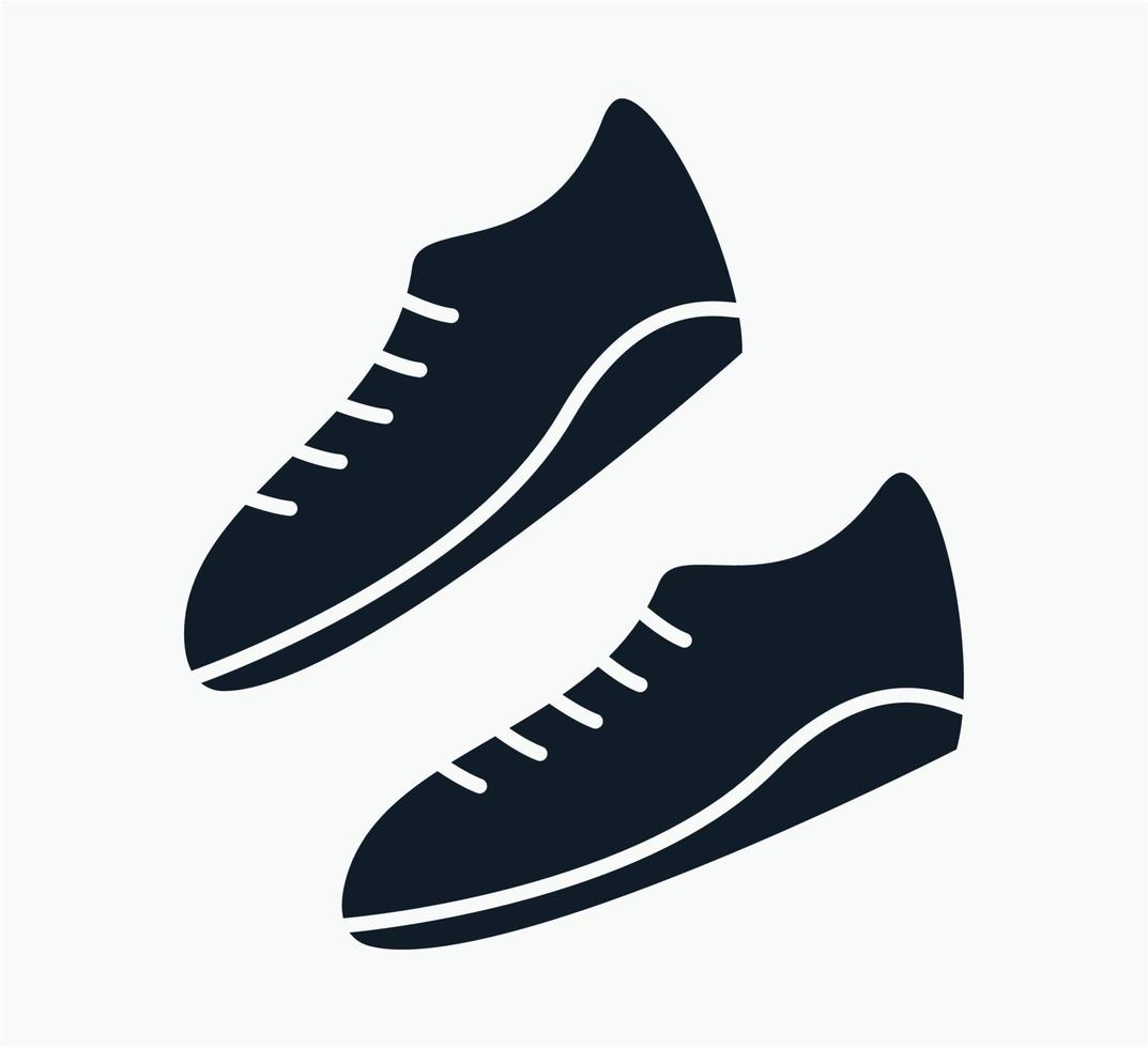 The shoes icon vector logo design template