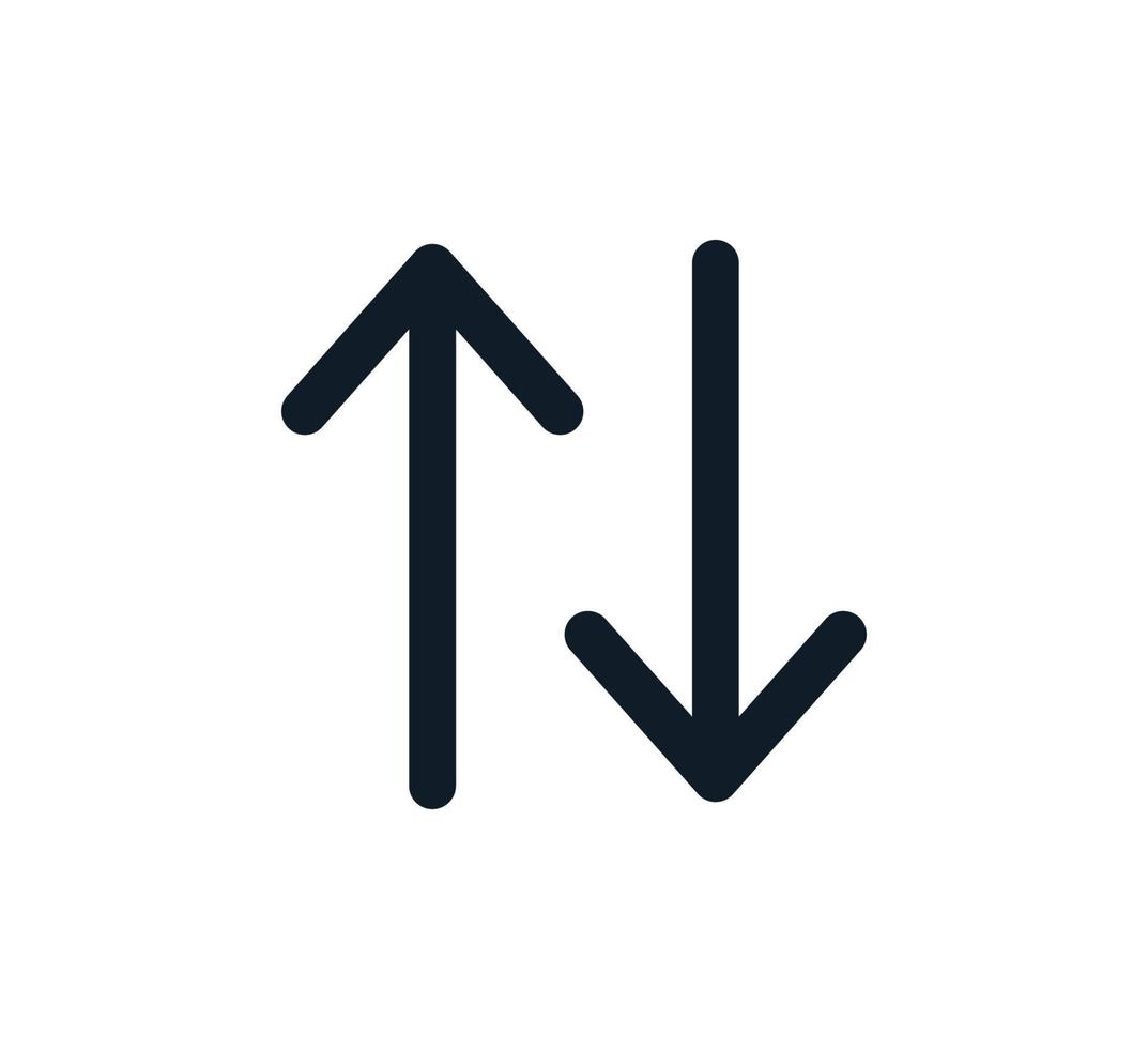 Arrow icon vector logo design template