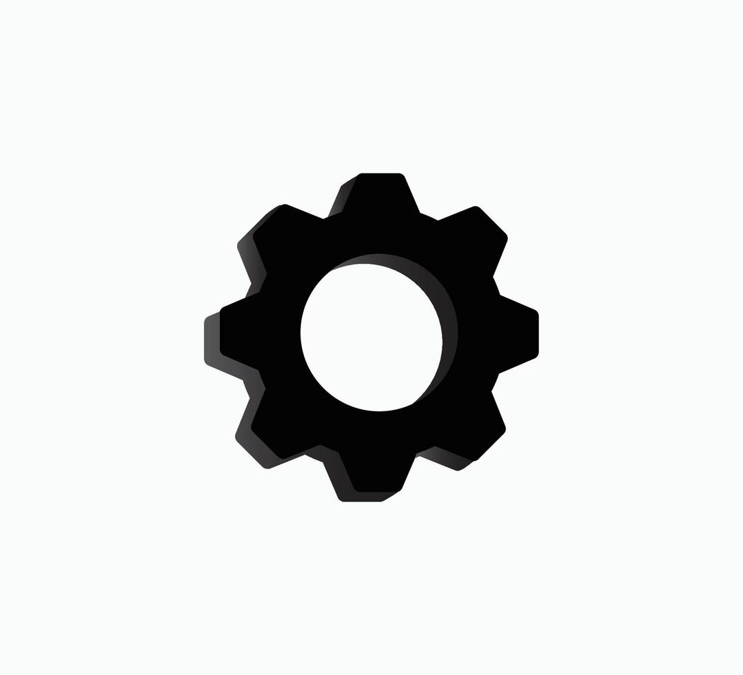 Gear icon vector logo design template