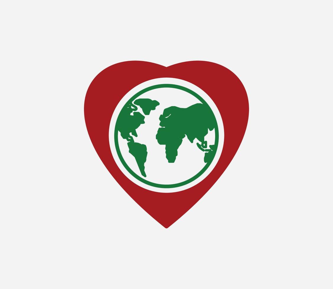 Pin map located icon vector logo design template