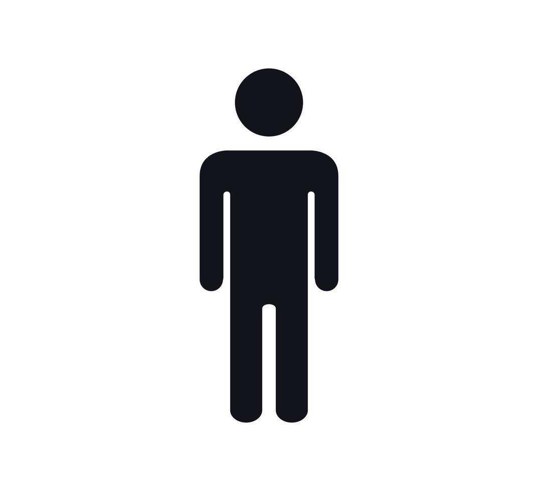 People icon ,toilet sign vector logo template