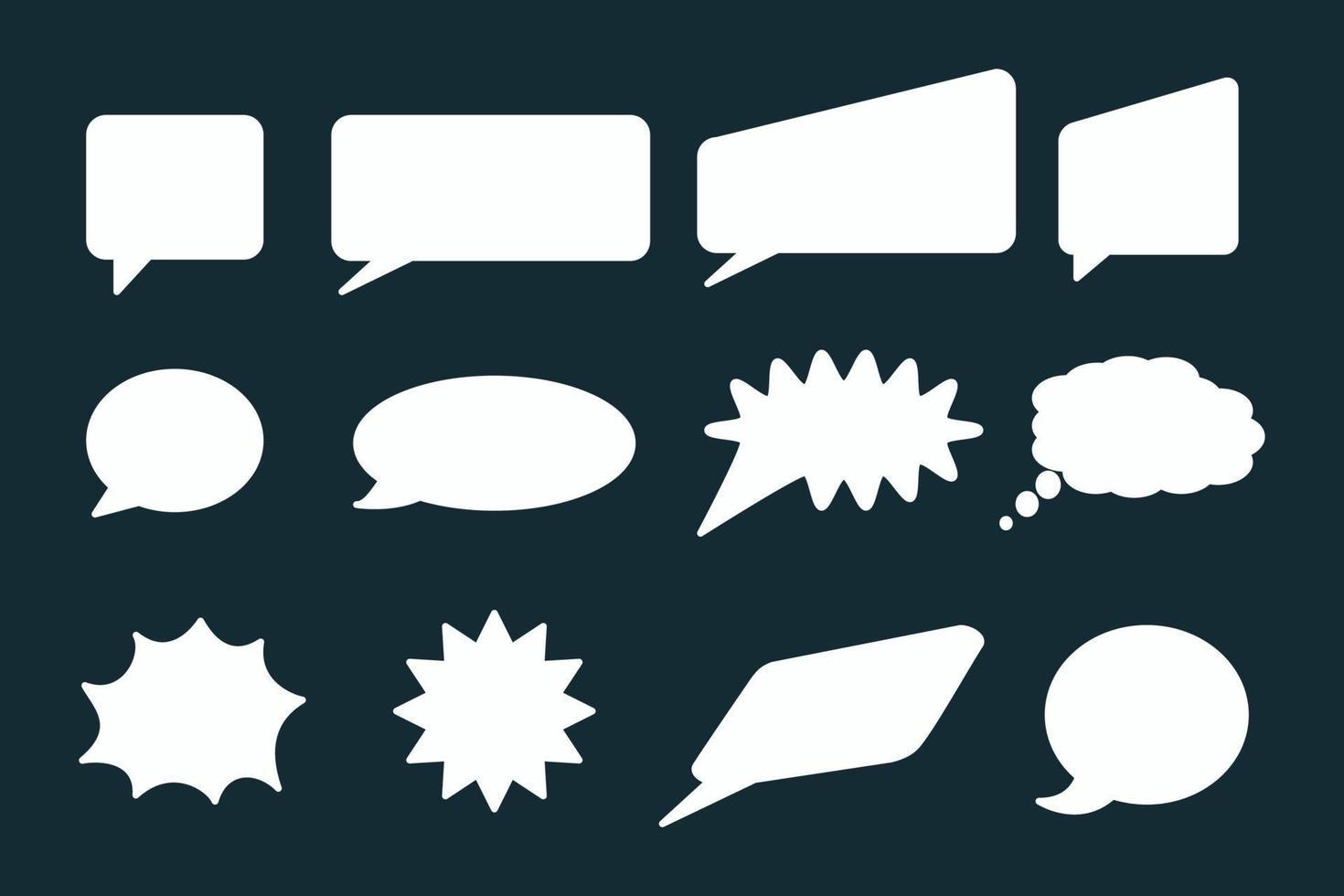 Bubble speech icon vector logo design illustration
