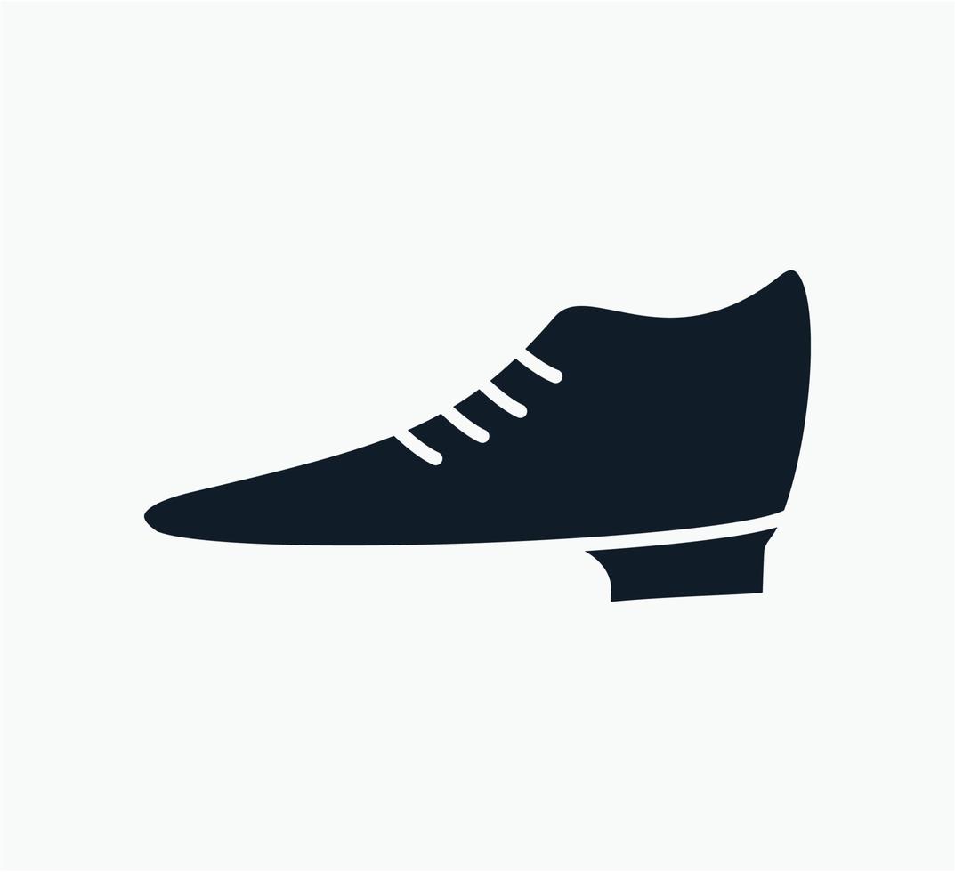 la plantilla de diseño de logotipo de vector de icono de zapatos