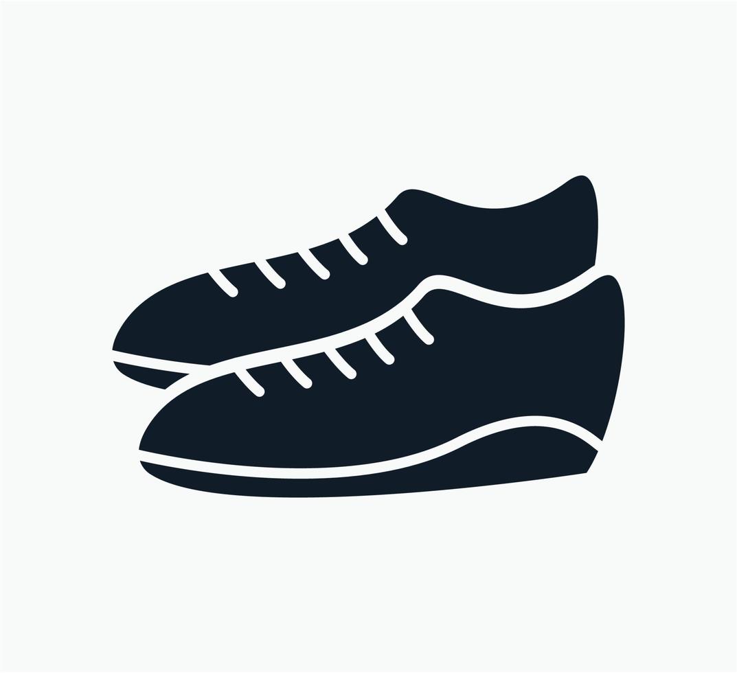 The shoes icon vector logo design template