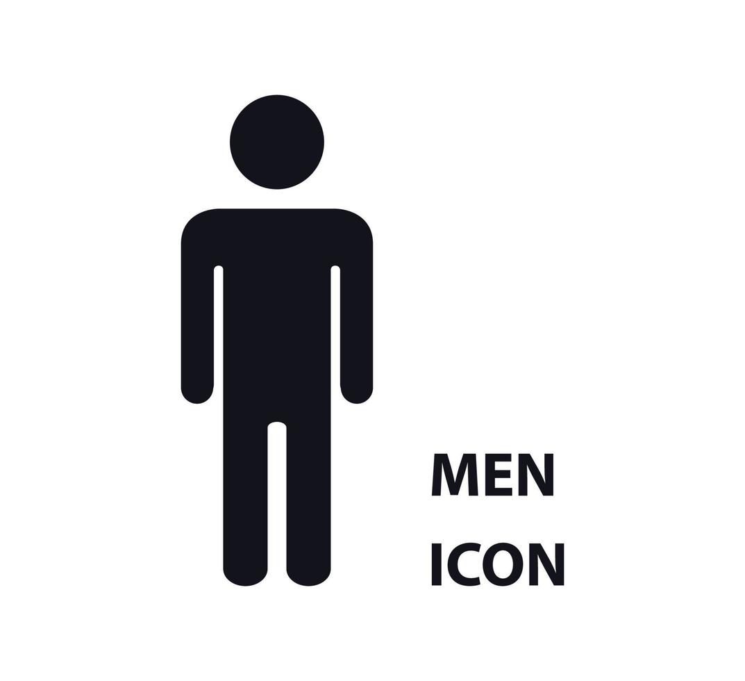 People icon ,toilet sign vector logo template