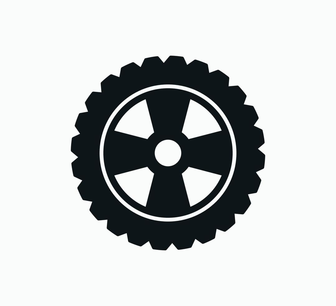 Tire icon vector logo design template
