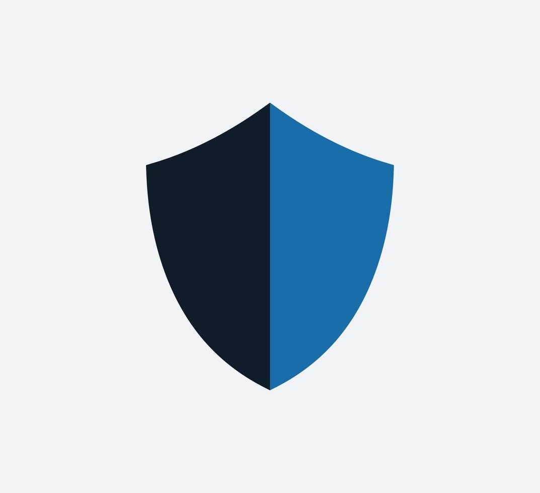 Shield and sword icon vector logo design template