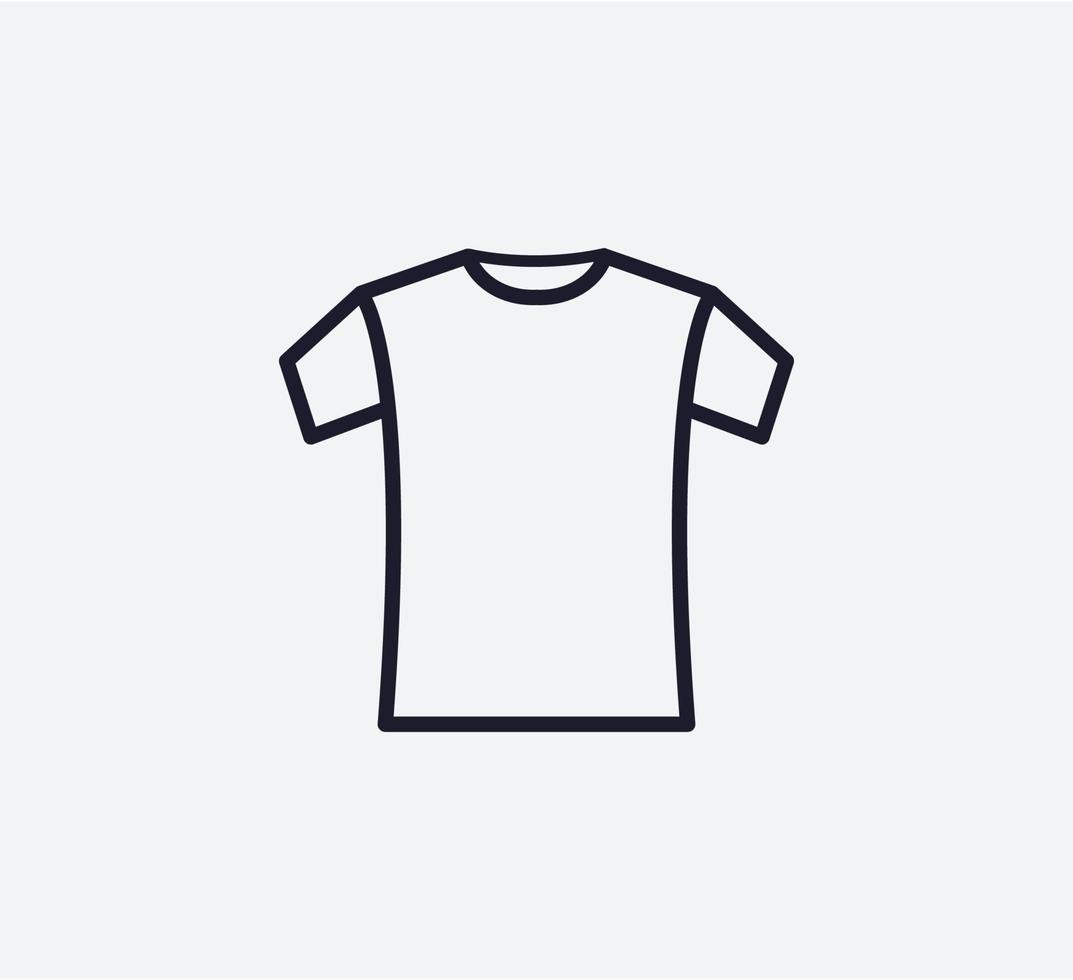 plantilla de diseño de logotipo de vector de icono de camisa