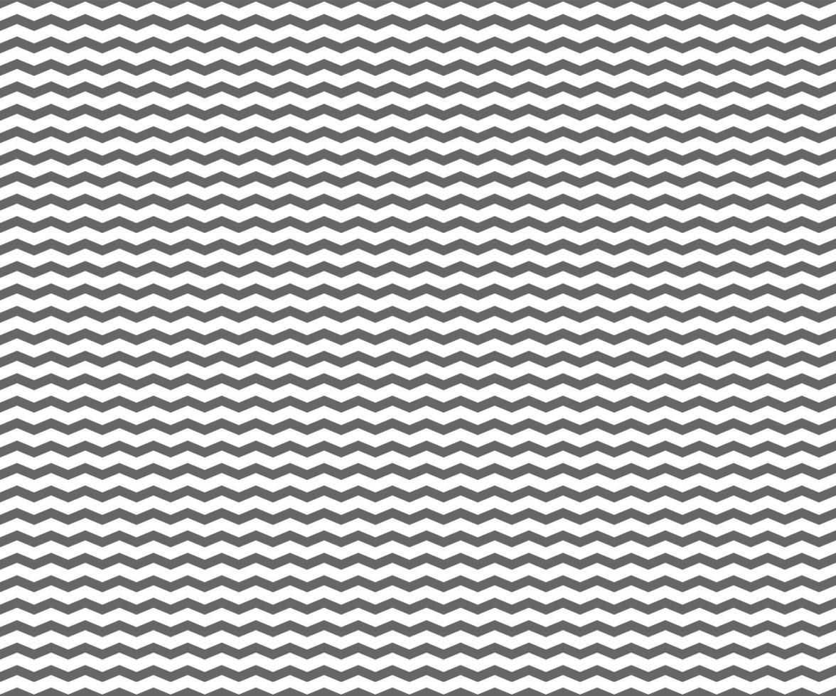 Wave, zigzag lines pattern. Black wavy line on white background. Texture vector - illustration