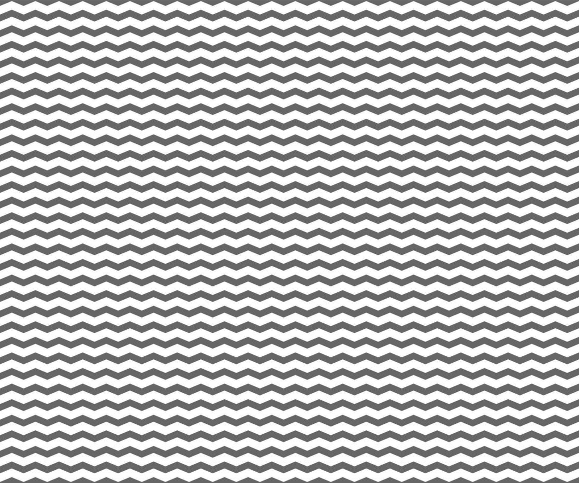 Wave, zigzag lines pattern. Black wavy line on white background. Texture vector - illustration